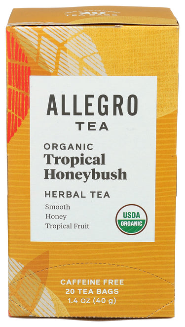 Allegro Tea, Organic Tropical Honeybush Tea Bags, 20 ct